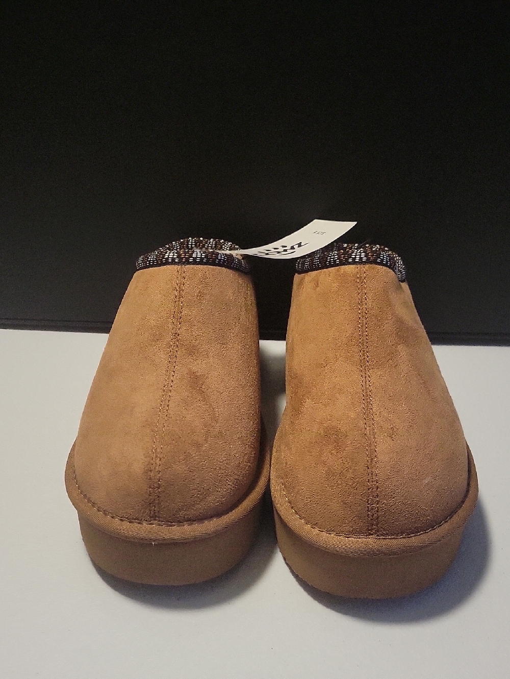 Women’s Tan Suede Slip-On Comfort Mules.   5 - Picture 2 of 6